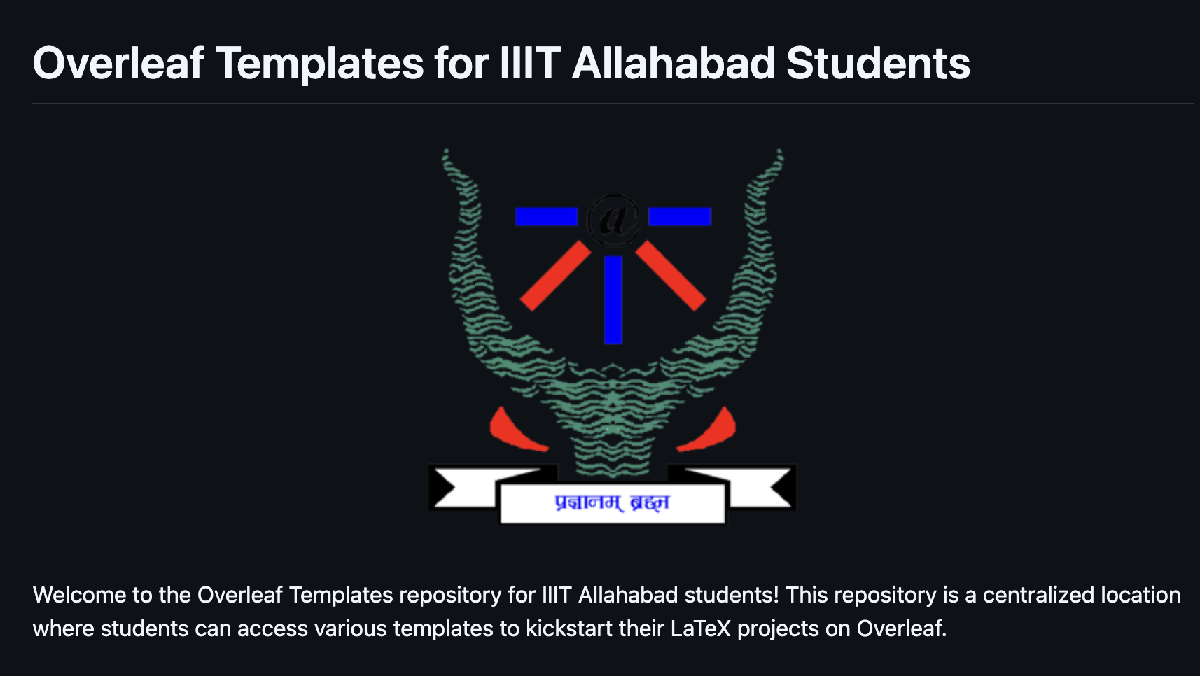 Overleaf-Templates-IIITA preview