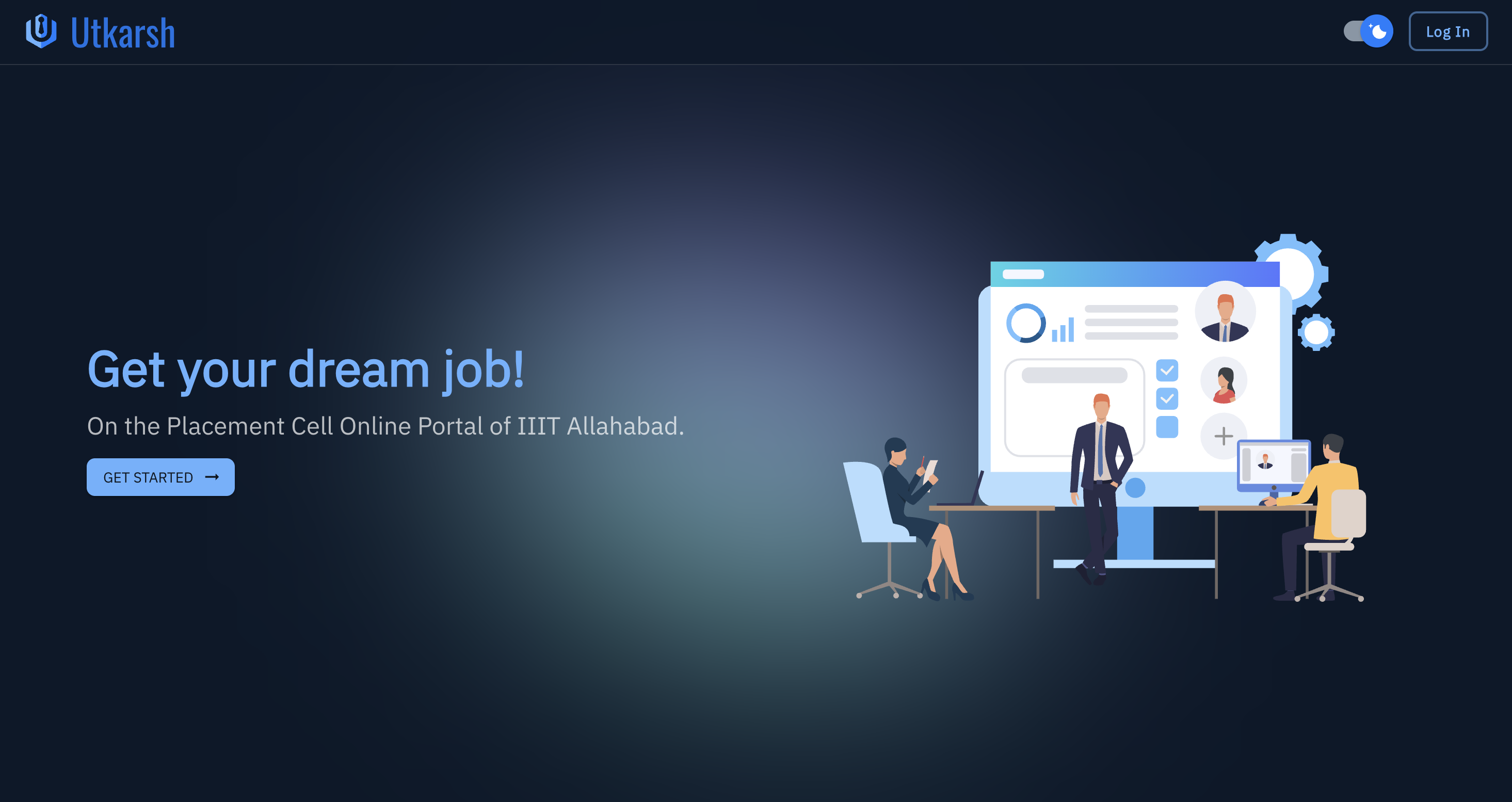 Utkarsh Portal project screenshot